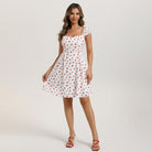 belle poque Mini Floral Dress 2026 Cap Sleeve Flowy Date Short Cute Dress