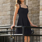 belle poque Valentine's Day Hot Sale🔥 Women's Dress with Pockets Short Bow Cocktail Party Dresses