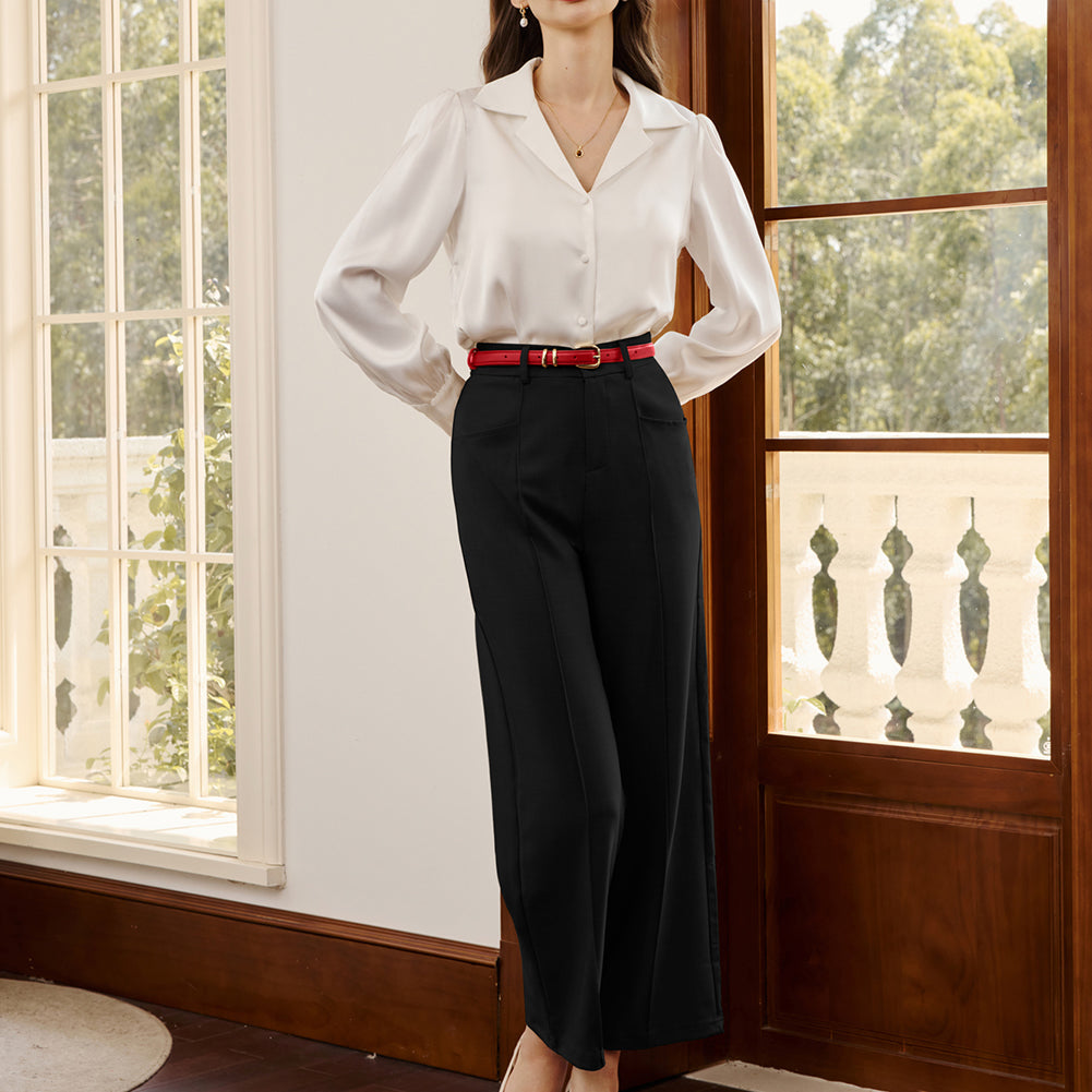 belle poque Women 2pcs Classic Buckle Waist Belt Ladies Polyurethane Leather Narrow Belt