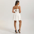 belle poque Valentine's Day Hot Sale🔥 Women's Dress with Pockets Short Bow Cocktail Party Dresses