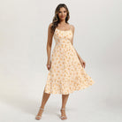 belle poque 2026 Floral Dress for Women Spring Summer Flowy Ruffle Midi Dresses