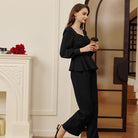 belle poque Women Vintage Ruched Tops Puffed Long Sleeve Peplum Hem Tops