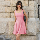 belle poque Valentine's Day Hot Sale🔥 Women's Dress with Pockets Short Bow Cocktail Party Dresses