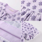 belle poque Floral Babydoll Tops for Women Puff Sleeve Tie Front Blouse Boho Tops Outfits