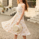 belle poque Wedding Guest Dress for Women 2026 Flowy Sundress with Pockets