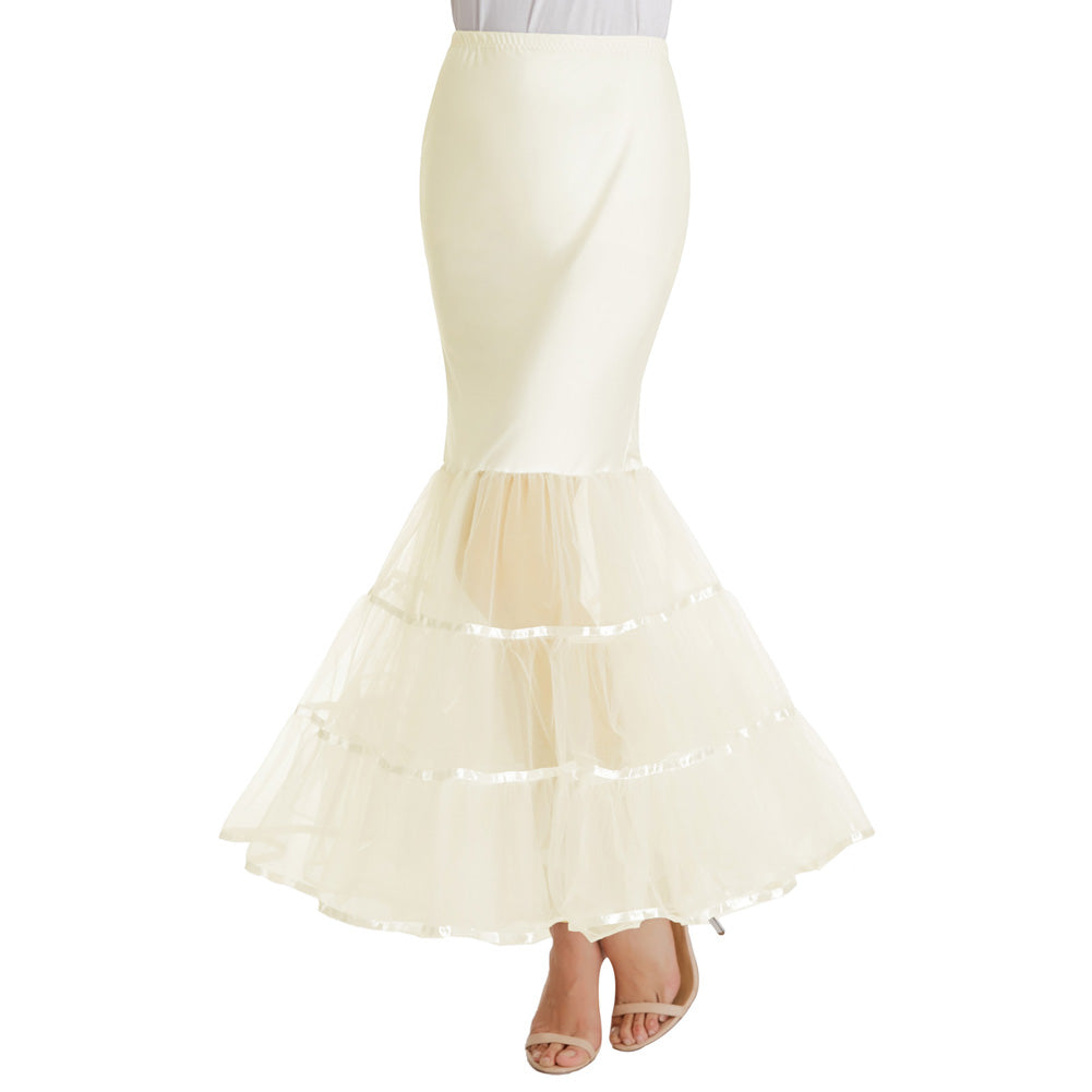belle poque Vintage Dress Crinoline Underskirt Mermaid Wedding Dress Petticoat