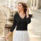 belle poque Women's Lace Cardigan Lightweight 3/4 Sleeve Button Down Cardigans