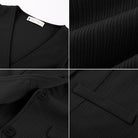 belle poque Women’s Vest Top Trendy Knitted Waistcoat Button Down Tops Suit Vest Tops