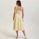 belle poque 2026 Vacation Floral Dress for Women Sundress Midi Flowy Beach Dresses