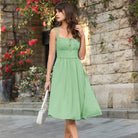 belle poque Summer Dress for Women 2026 Sleeveless Sundress Flowy Wedding Guest Dresses