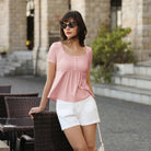 belle poque Women's Cute Tops Babydoll Peplum Top 2026 Casual Shirts