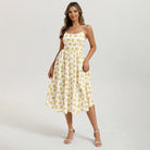 belle poque Floral Dress for Women 2026 Summer Sleeveless Midi A-line Beach Sundresses