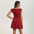 belle poque 2026 Elegant Formal Classy Cocktail Party Dress Boat Neck Short Dresses