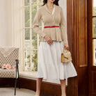 belle poque Women 2pcs Classic Buckle Waist Belt Ladies Polyurethane Leather Narrow Belt