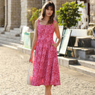 belle poque 2026 Vacation Floral Dress for Women Sundress Midi Flowy Beach Dresses