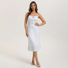 belle poque Women Vintage Mermaid Dress Tie Square Neck Bodycon Dress