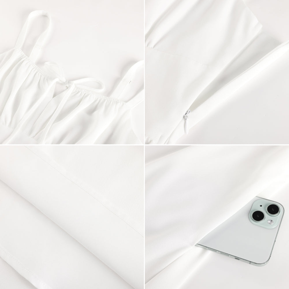 belle poque Summer Dress for Women 2026 Sleeveless Sundress Flowy Wedding Guest Dresses