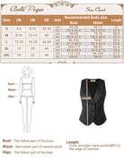 belle poque Vintage Lapel Collar Suit Vest Tops for Women Work Dressy Waistcoat Blazer with Pockets